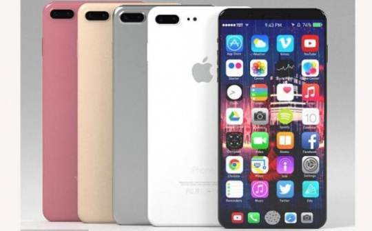iPhone 8 sẽ có giá khởi điểm từ 850 - 900 USD cho phiên bản bộ nhớ 64GB