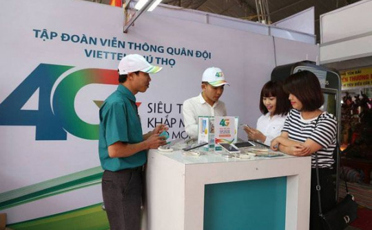 Du khách tham dự lễ hội đền Hùng 2017 có thể dùng mạng 4G và wifi miễn phí của Viettel