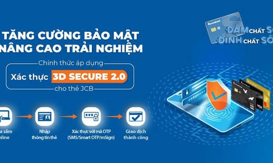Sacombank nâng cấp hệ thống bảo mật trong thanh toán trực tuyến