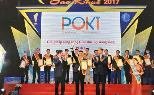 Giải pháp của Tổ chức Giáo dục và Đào tạo POKI Tân Á Châu nhận Danh hiệu Sao Khuê 2017