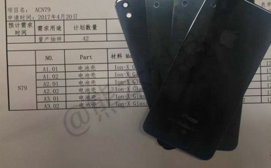 Mặt lưng iPhone SE 2017 có thể sẽ được làm bằng thuỷ tinh Ion-X