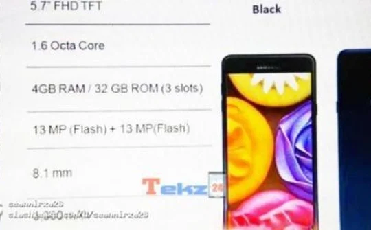 Galaxy J7 Max: Smartphone đầu tiên được Samsung trang bị chip MediaTek