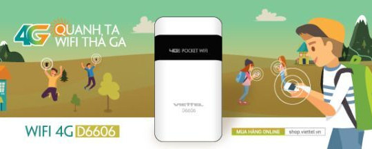 Viettel ra bộ phát Wifi Router 4G D6606 giá "siêu ưu đãi"