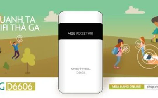 Viettel ra bộ phát Wifi Router 4G D6606 giá "siêu ưu đãi"