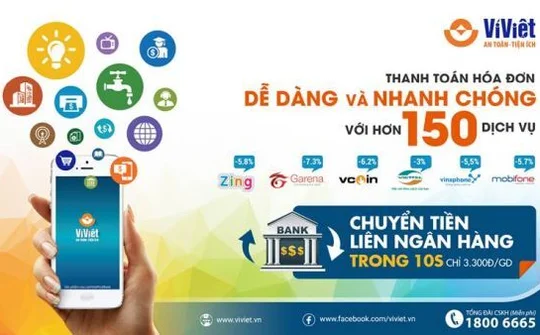 Ví Việt: Sản phẩm ngân hàng tiện dụng, an toàn và hiện đại