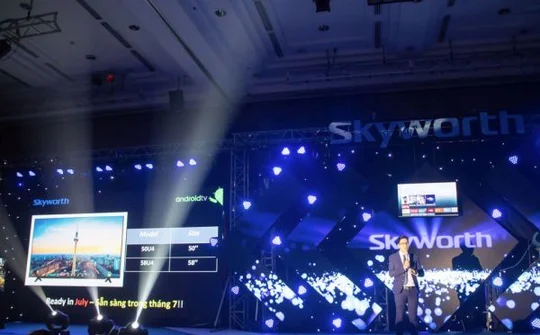 Skyworth ra mắt smart tivi 4K chạy Android, giá rẻ hơn hãng khác 20%