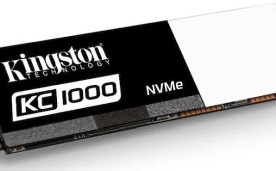 Kingston vừa ra mắt ổ SSD KC1000 NVMe PCIe tốc độ "siêu nhanh"