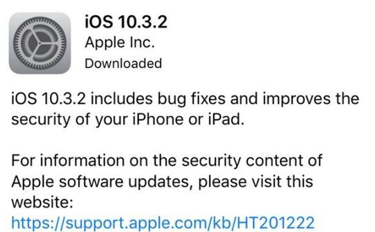 Bản cập nhật cho iOS 10.3.2 tăng cường an ninh và giảm mức hao pin