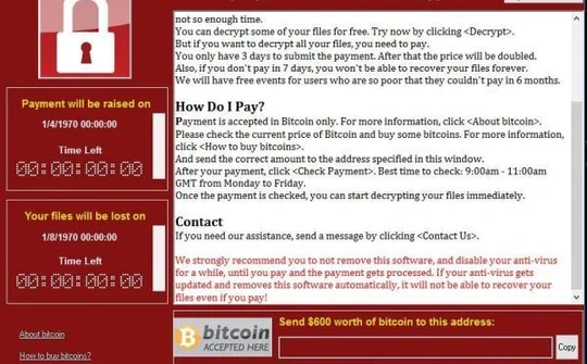 Mã độc tống tiền ransomware đã tăng gấp 8 lần trong năm 2016
