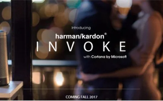 Loa thông minh Harman Kardon Invoke tích hợp Cortana có giá 179,99 USD