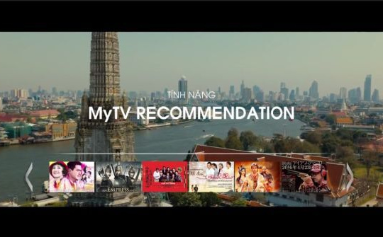 Truyền hình MyTV bổ sung thêm tính năng Recommendation