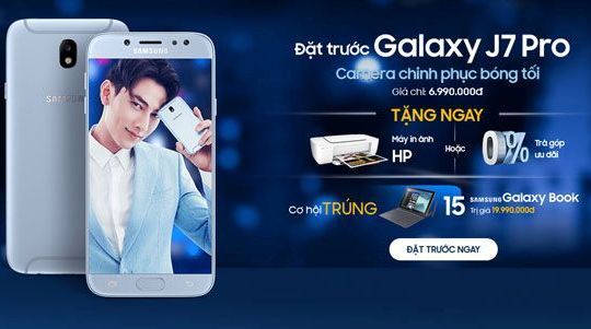 FPT Shop nhận đặt trước Galaxy J7 Pro, giá 6,99 triệu đồng