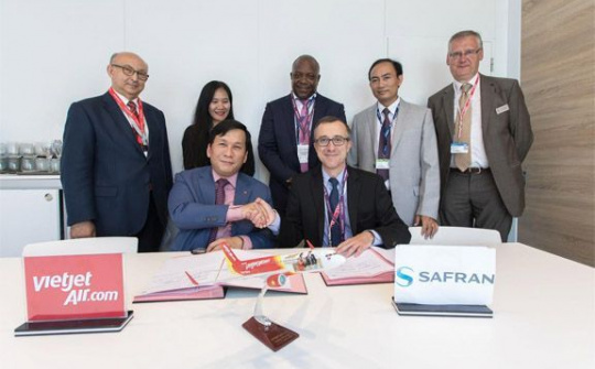 Vietjet và Safran ký hợp đồng giải pháp nhiên liệu SFCO2