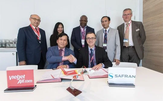 Vietjet và Safran ký hợp đồng giải pháp nhiên liệu SFCO2