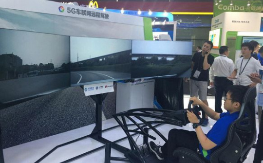 Huawei trình diễn lái xe từ xa dựa trên công nghệ 5G với China Mobile và SAIC Motor