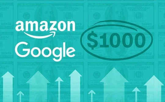 Cổ phiếu Alphabet, công ty mẹ của Google vượt mốc 1.000 USD