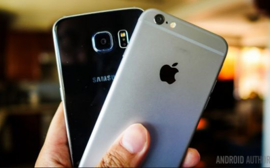 96,4% thị phần lợi nhuận trên thị trường smartphone thuộc về Apple và Samsung