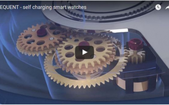 Sequent - smartwatch tự sạc pin khi người dùng vận động