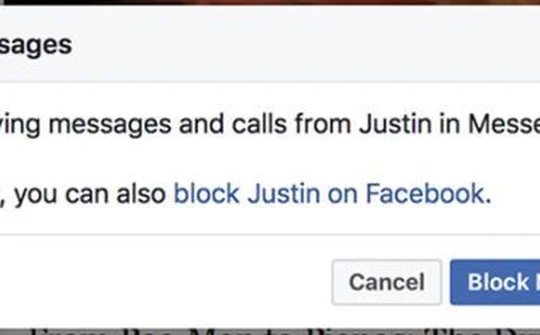 [Thủ thuật] Chặn tin nhắn trên Facebook Messenger
