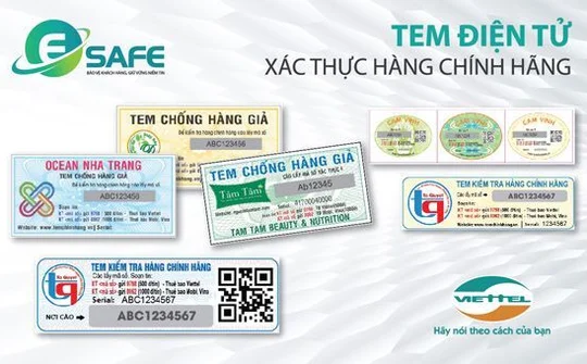 Viettel công bố tem điện tử Esafe xác thực xuất xứ sản phẩm