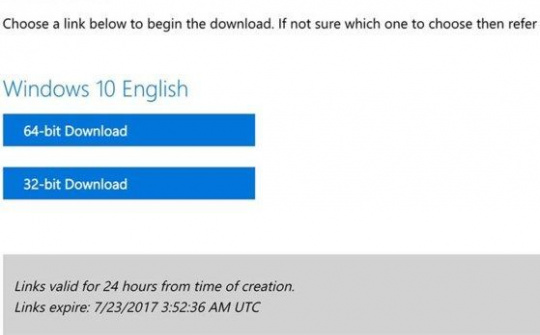 [Thủ thuật] Tải Windows 10 trực tiếp từ Microsoft