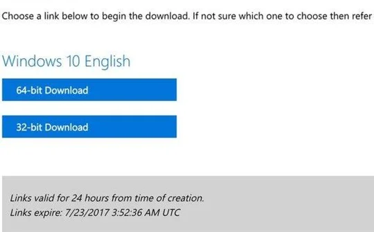 [Thủ thuật] Tải Windows 10 trực tiếp từ Microsoft
