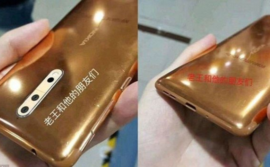 Xuất hiện Nokia 8 phiên bản vàng đồng