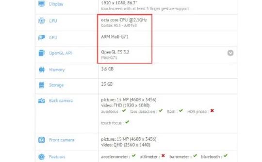 Galaxy A7 2018 sử dụng vi xử lý Exynos 9610 lộ diện