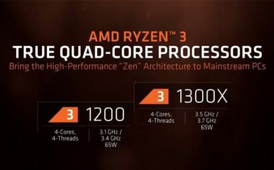 AMD ra mắt bộ vi xử lí Ryzen 3 dành cho những chiếc máy tính để bàn