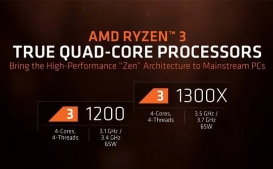 AMD ra mắt bộ vi xử lí Ryzen 3 dành cho những chiếc máy tính để bàn