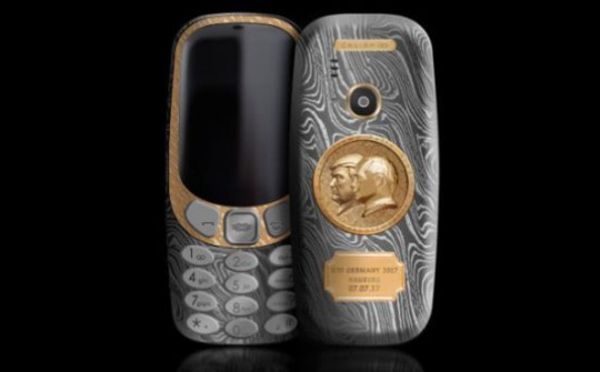 Caviar ra mắt phiên bản Nokia 3310 Putin - Trump, giá 2500 USD