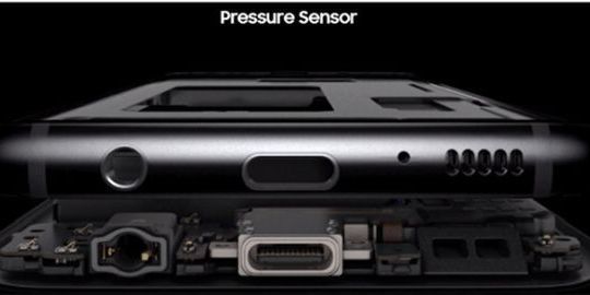 Galaxy Note 8 sẽ được trang bị màn hình cảm ứng lực