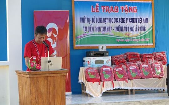 Điểm trường đặc biệt và "duyên nợ" của Canon tại Việt Nam