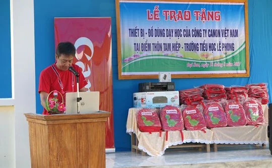 Điểm trường đặc biệt và "duyên nợ" của Canon tại Việt Nam