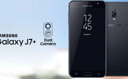 Galaxy J7+ bất ngờ rò rỉ với camera kép