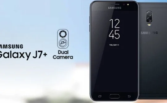 Galaxy J7+ bất ngờ rò rỉ với camera kép