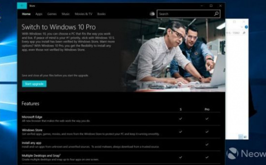 Microsoft chính thức phát hành Windows 10 S trên toàn cầu