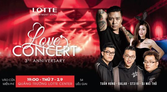 Lotte Department Store tri ân khách hàng nhân kỷ niệm 3 năm mở tại Việt Nam