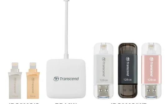 Transcend giới thiệu giải pháp lưu trữ mới cho thiết bị iOS
