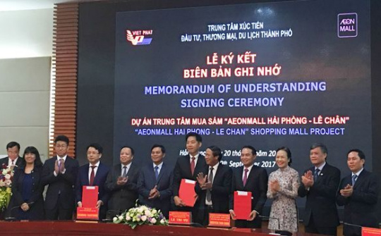AEON MALL Việt Nam phát triển TTTM 4.000 tỷ đồng tại Hải Phòng