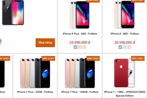 Bộ đôi iPhone 8 và 8 Plus không còn bị "hét" giá