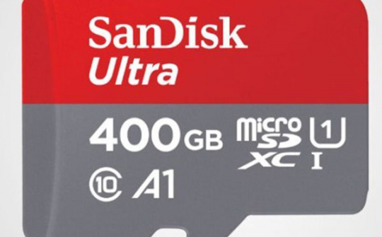 Sandisk giới thiệu thẻ nhớ microSD có dung lượng lên đến 400 GB