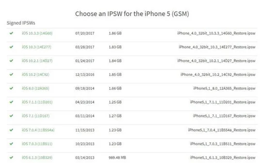 Xuất hiện nhiều bản iOS cũ được Apple mở khóa