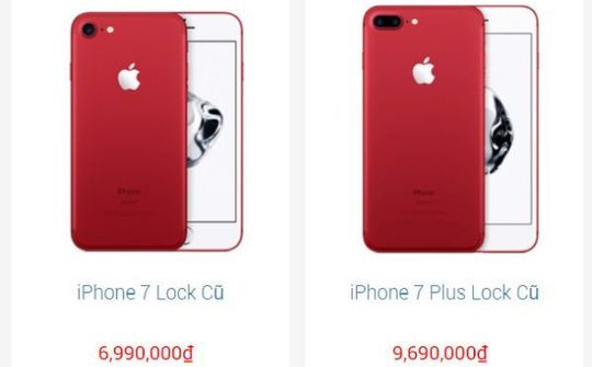 Apple giảm giá mạnh loạt iPhone 7/7 Plus dịp giáp Tết