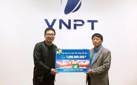Tập đoàn VNPT tặng 1 tỷ đồng cho đội tuyển U23 Việt Nam