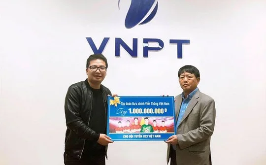 Tập đoàn VNPT tặng 1 tỷ đồng cho đội tuyển U23 Việt Nam