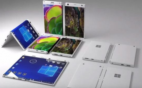 Microsoft sắp phát hành một mẫu điện thoại gập có tên Surface Phone