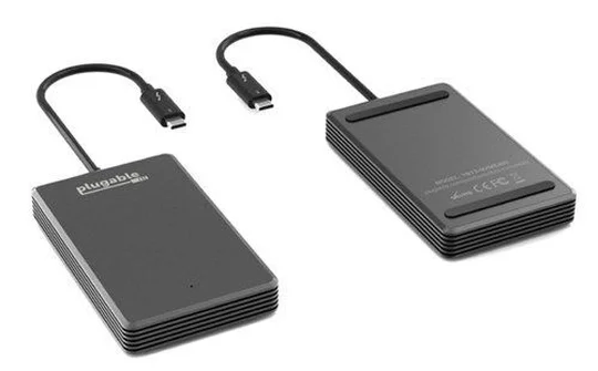 Plugable ra mắt SSD gắn ngoài kết nối Thunderbolt 3