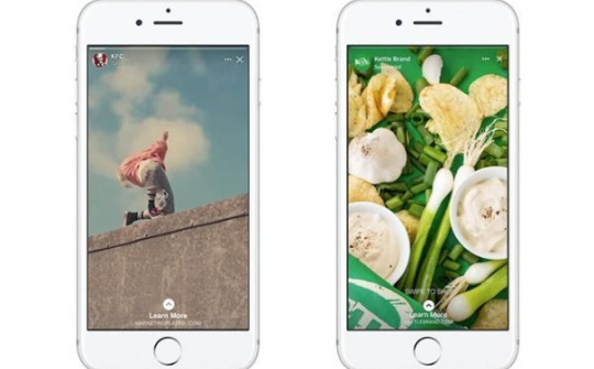 Nội dung quảng cáo sẽ được hiển thị "toàn màn hình" người dùng Facebook