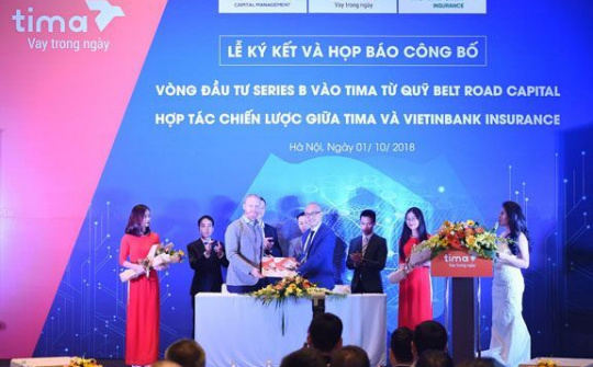 Tima công bố khoản đầu tư 3 triệu USD từ quỹ Belt Road Capital